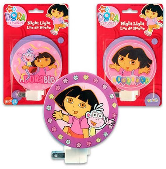 DORA THE EXPLORER NIGHT LAMP LIGHT NITE NICK JR 3STYLES  