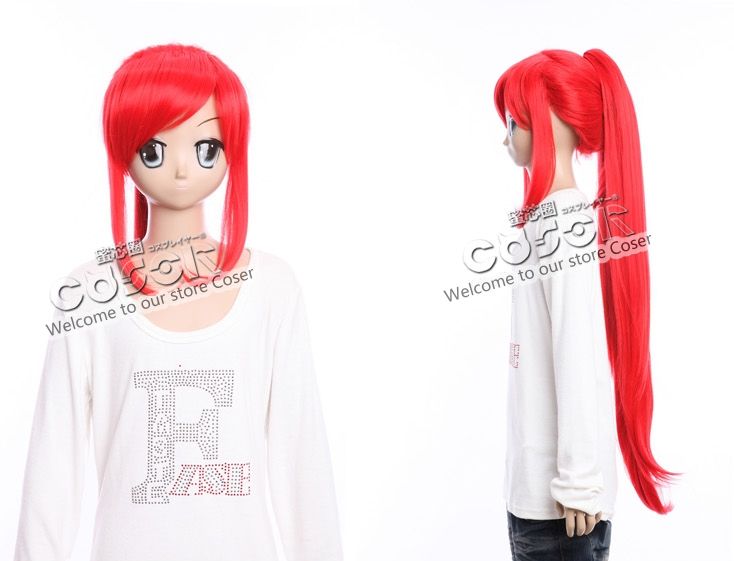 Gurren Lagann Yoko Cosplay Wig + Clip 95cm  