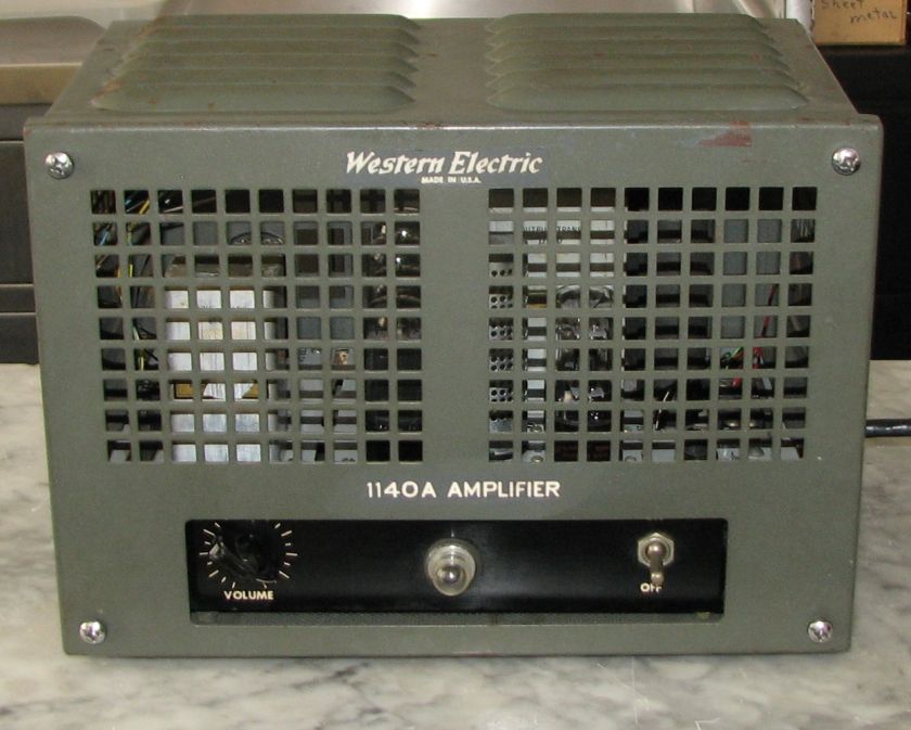 Western Electric 1140A 140A tube amplifier 171D & 285S  