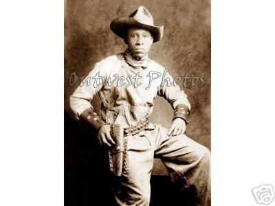   BLACK BUFFALO OLD WILD WEST COWBOY WITH LEATHER HOLSTER & CUFFS  