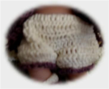 Crochet PATTERN for 5 Berenguer Sugar Plum Dress  