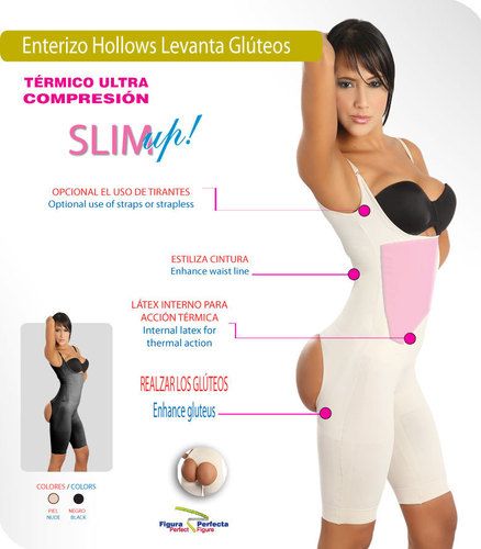 Body Shaper (Enterizo Hollows Levanta Gluteos)  