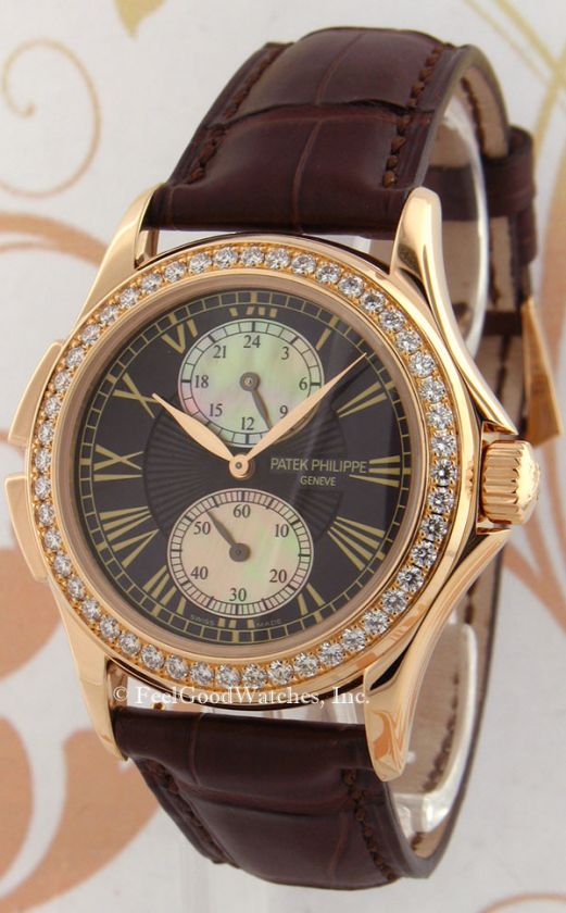Patek Philippe 4934R Ladies Travel Time in Rose Gold. MINT With Box 