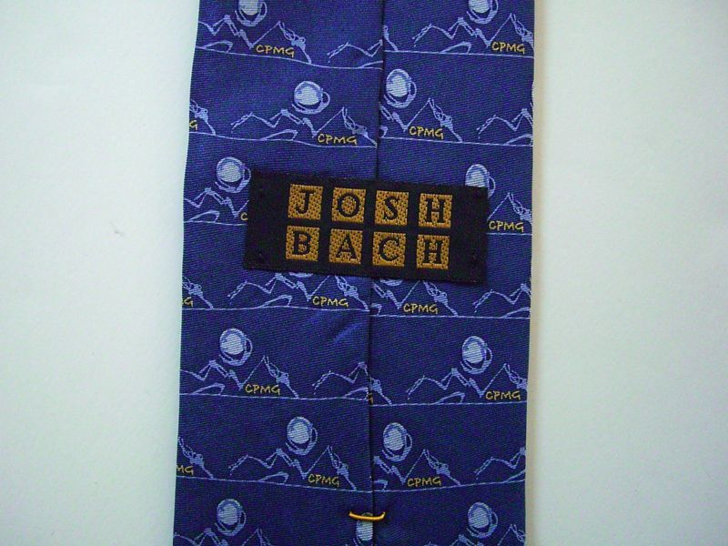 4892 Silk Blue Necktie Mens Tie JOSH BACH 4  