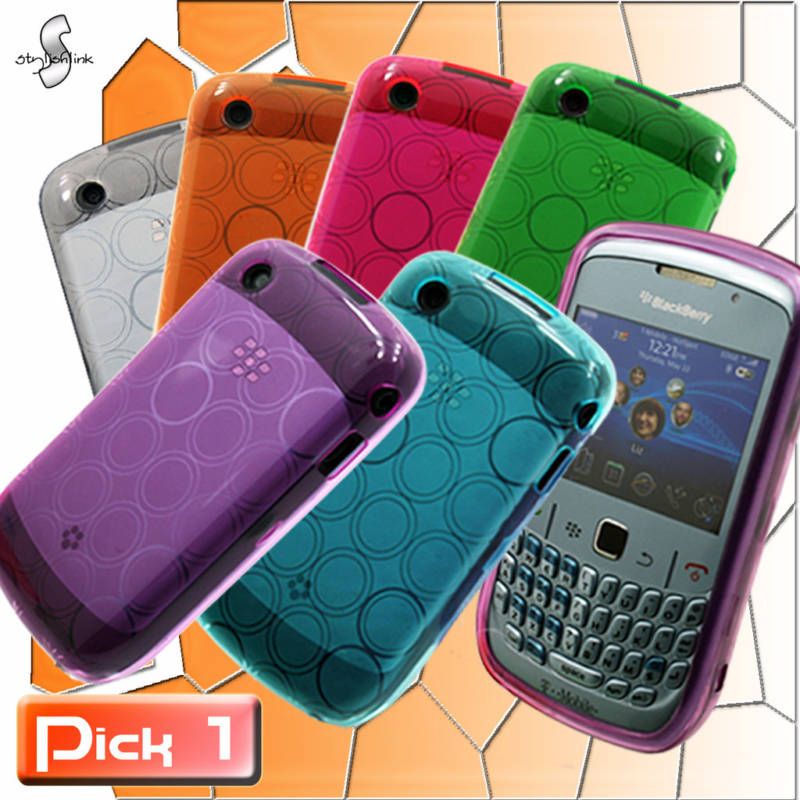 1x SILICONE GEL CASE COVER BLACKBERRY CURVE 8520 8530  