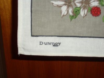 Vintage Tea Towel Irish Linen Victoria British Columbia Canada Dunmoy 