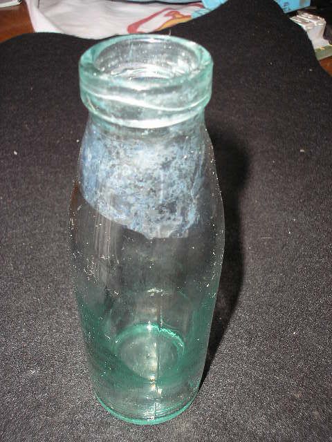 VINTAGE GREEN 6 OZ. BABY NURSING BOTTLE??  