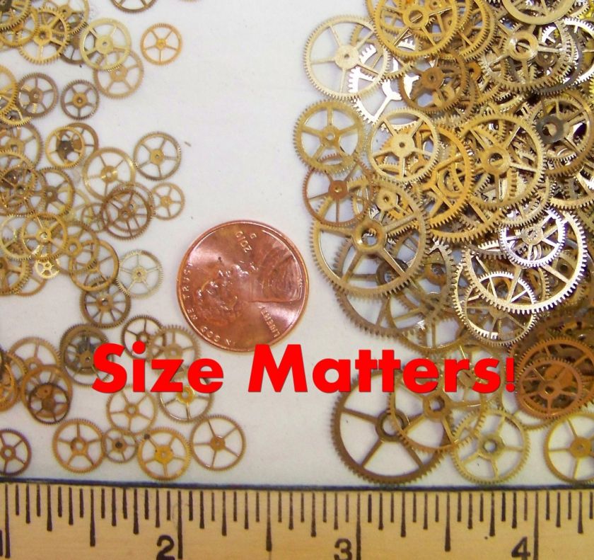 RARE LARGEST SIZE Steampunk Pocket Watch GEARS Wheels  