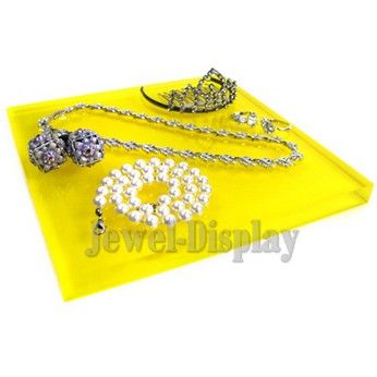 Yellow Sq Jewellery Presentation Display Platform  