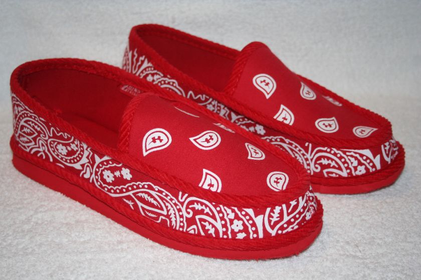 Mens Zels Bandana Print Slippers  