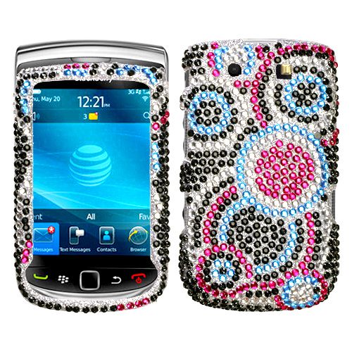 BLING Cover Case FOR Blackberry TORCH 9800 AT&T Bubble  