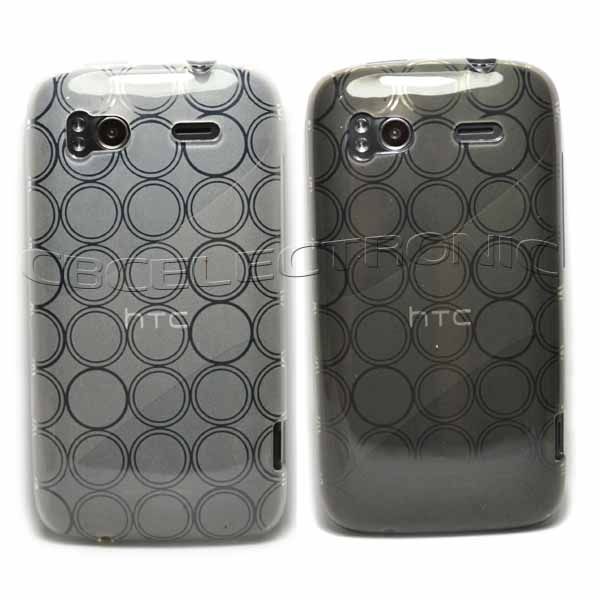 2x New Gel skin soft Case Cover for HTC Sensation 4g / Pyramid G14