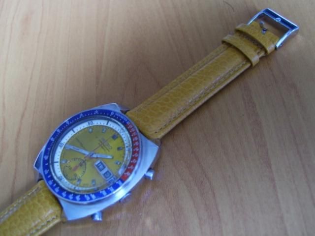 RARE 70S SEIKO DIVER CHRONOGRAPH 6139 6002 PEPSI BEZEL  