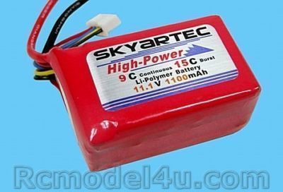 Skyartec Cessna 182 Part  CE1 014  Battery LIPO  