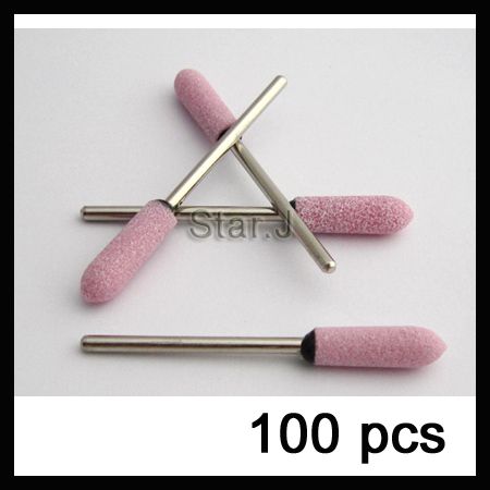 NEW 100PCS Dental Gravel thick Mounted Point Burs 2.35mm  