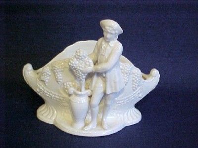 Czech Czechoslovakia Planter Victorian Gentleman Holding Grapes  