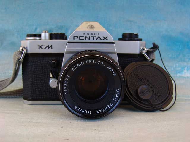 Old Asahi Pentax KM 35mm Camera Asahi Opt. Co. Japan  