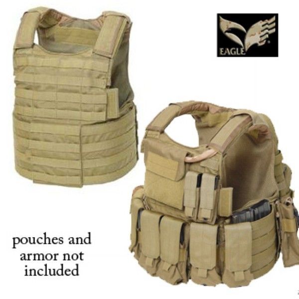   MC CIRAS Vest   Khaki LARGE Tactical USMC Military Armor System  