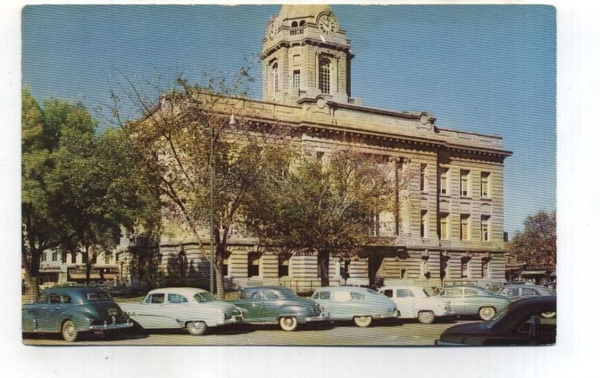 IA NEWTON IOWA Postcard JASPER COUNTY COURT HOUSE  