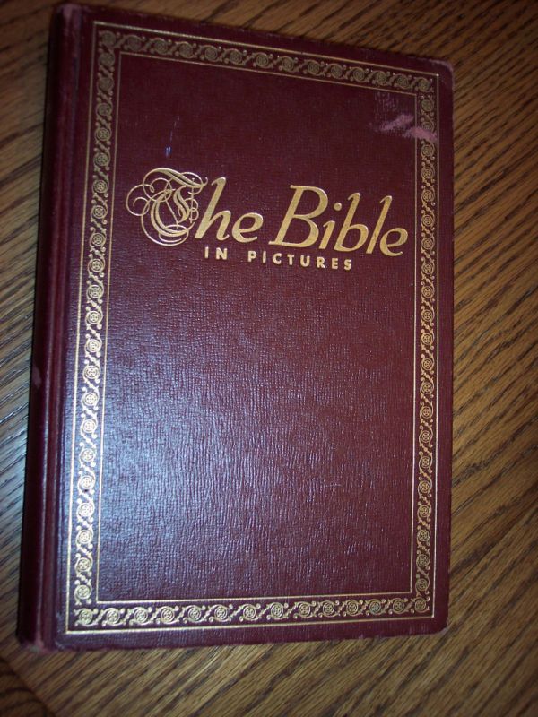 The Bible in Pictures 1952 Vintage Kirby  