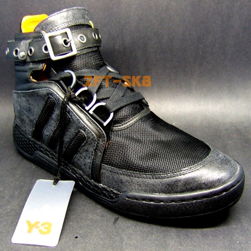 ADIDAS Y3 YOHJI YAMAMOTO HAYWORTH MID II 2 BLACK ORANGE  