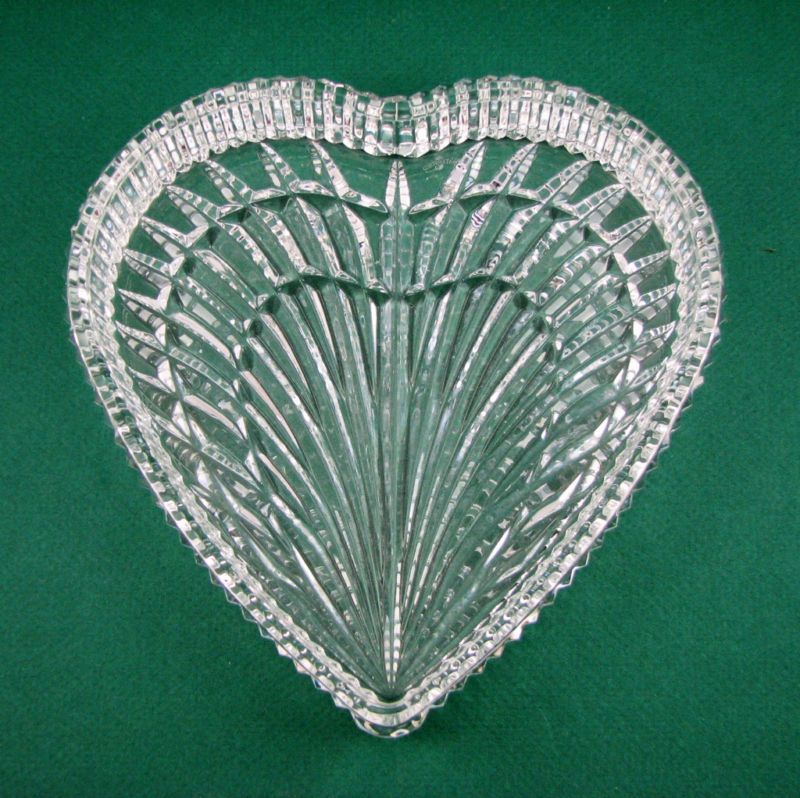 Waterford Heart Shaped Dresser / Perfume Tray  