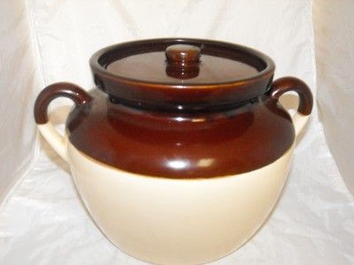 LARGE MCCOY BEAN POT,CROCK,SPIRIT OF 76  