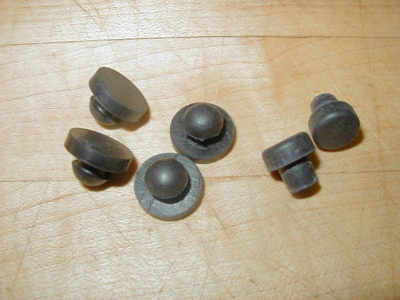 LOGAN LATHE HEADSTOCK COVER AND DOOR RUBBER BUMPER SET  