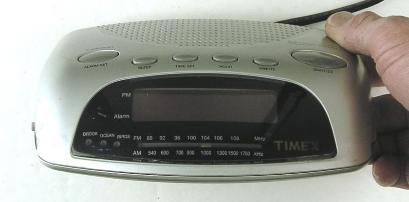 Timex T234S AM/FM Nature Sounds Alarm Clock Radio  