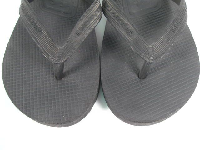 BILLABONG Black Waterproof Thongs Flops Shoes Sandals 8  