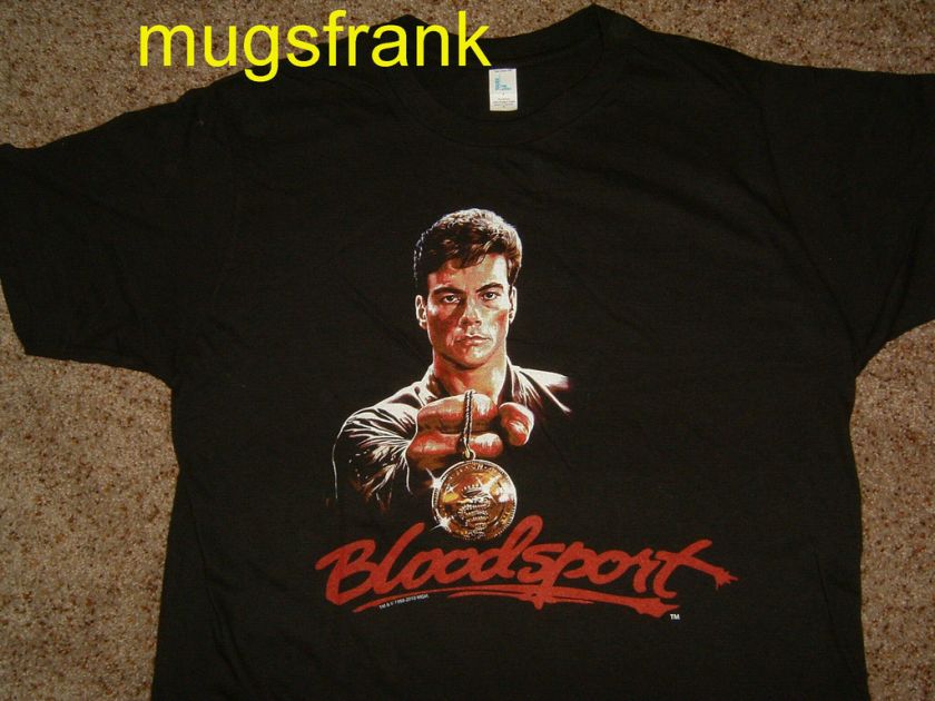 Bloodsport Jean Claude Van Damme Frank Dux Medal Shirt  