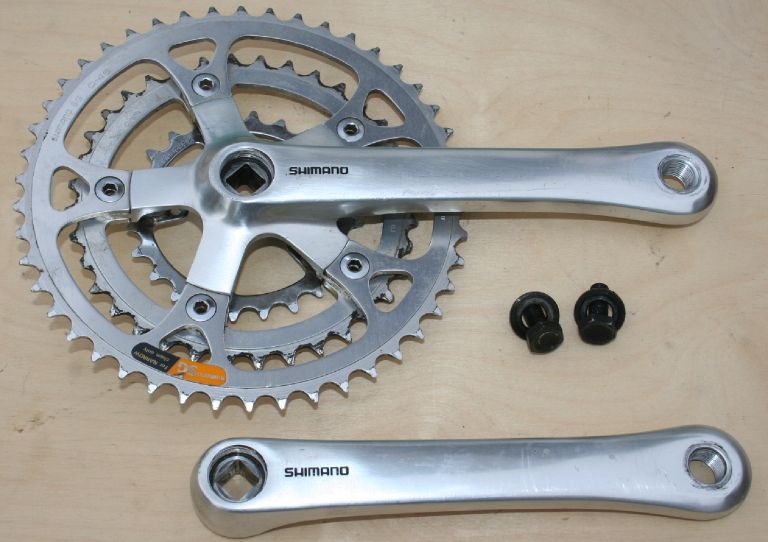   XT FC M730 175mm Square Tape Crankset 24 36 46 SG Chainrings  