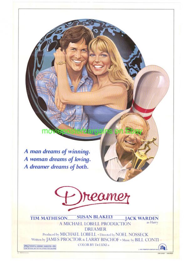 DREAMER MOVIE POSTER 1979 TIM MATHESON SUSAN BLAKELY  