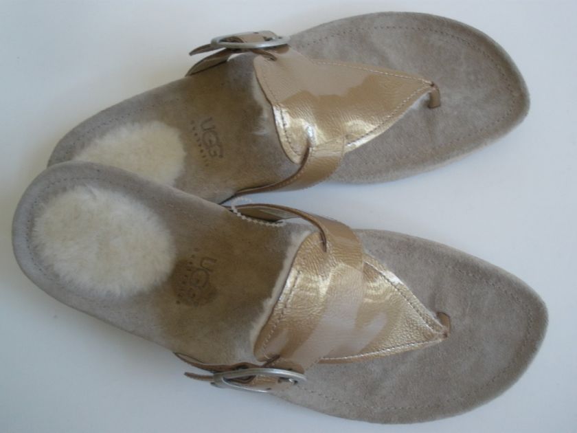 UGG AUSTRALIA LEATHER SANDALS US10 EUR 41 $59 NEW SALE  