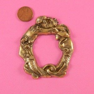 VINT DESIGN ANT BRASS MERMAID & MERMAN 1 PC(s)  