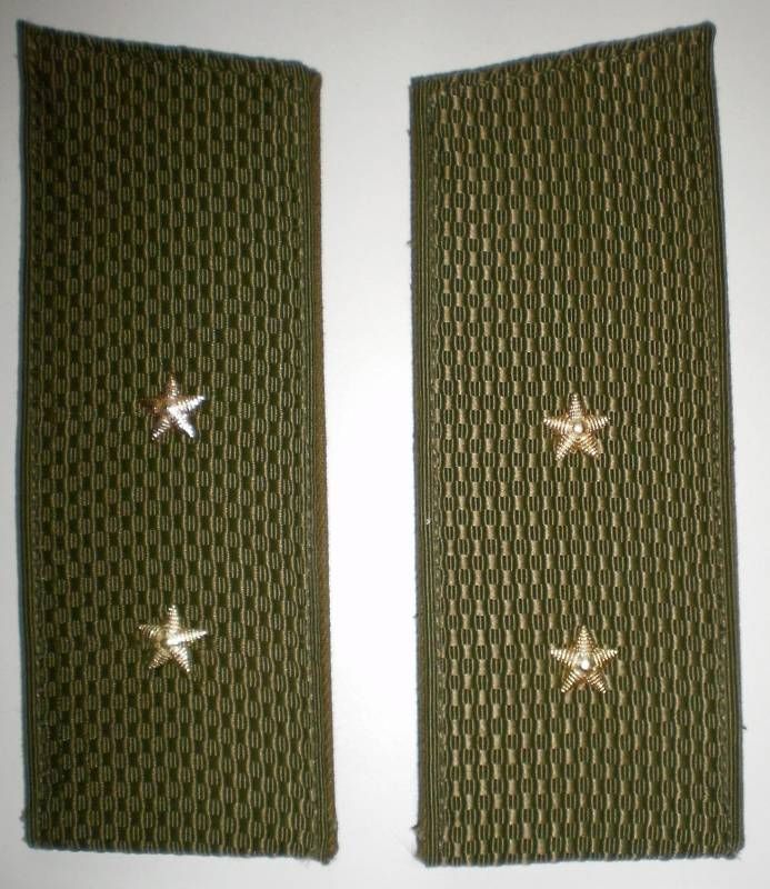 Military Soviet Russian Warrant Officer Shoulder Boards  