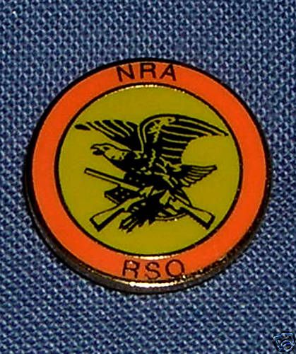 NRA RANGE SAFETY OFFICER PIN TIE TACK HAT PIN RSO  