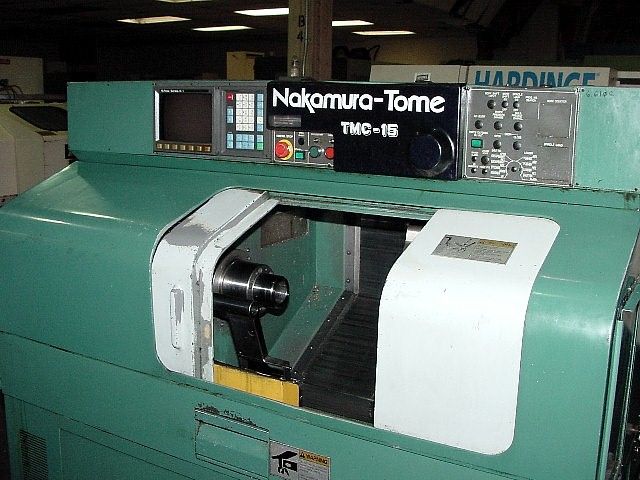   NAKAMURA TMC 15 CNC LATHE w/FANUC 0T, MAGAZINE BAR FEED   SEE VIDEO