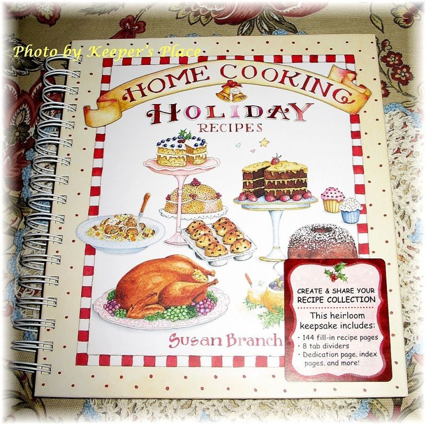   HOME COOKING HOLIDAY RECIPES KEEPSAKE RECIPE KEEPER ORGANIZER NEW