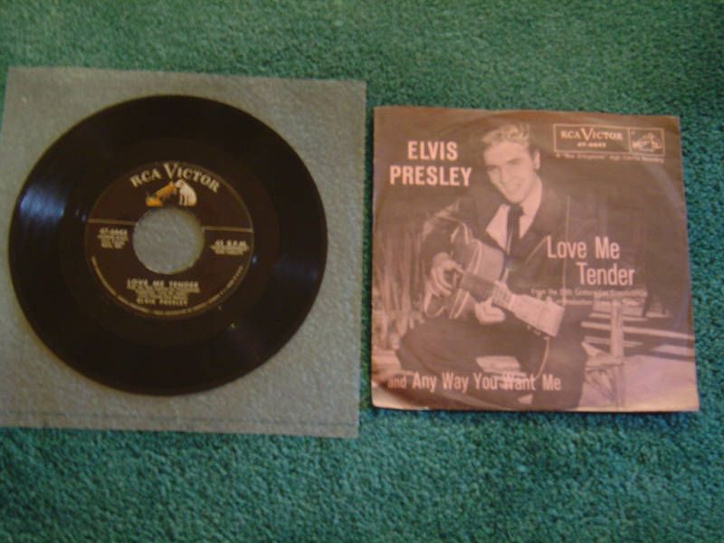 ELVIS PRESLEY,LOVE ME TENDER,ORIG.1957,PICTURE SL&RECOR  