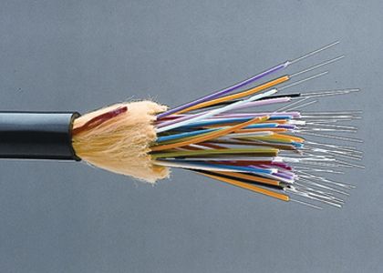 Strand Indoor Outdoor Fiber Optic Bulk Cable MM 100M  