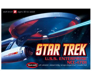 USS STAR TREK ENTERPRISE NCC 1701 POLAR LIGHTS 803 NISB  