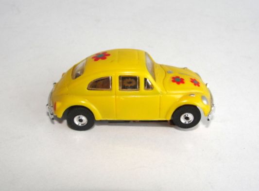 AURORA HO SLOT CAR LEMON YELLOW VOLKSWAGEN  