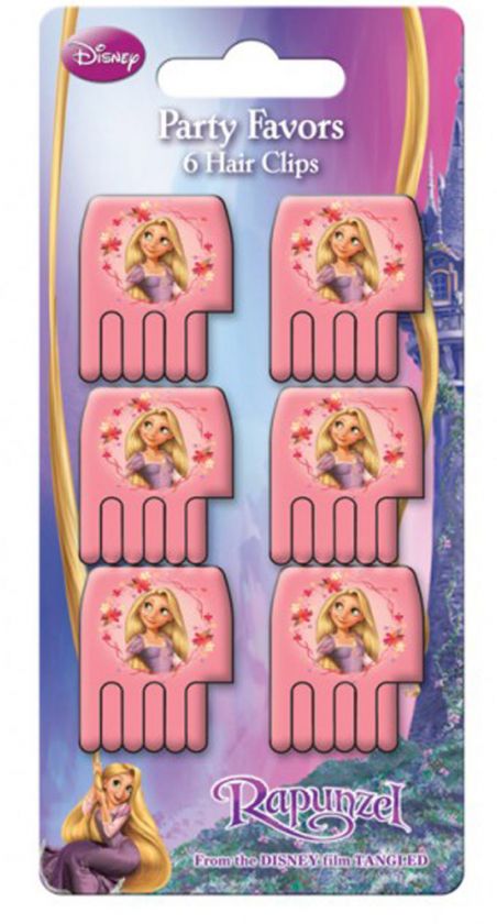 Tangled Hair Clips Party Favours Loot Bag Fillers  