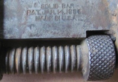 1886 IRON P.S.& W MACHINESTS WRENCH/HAMMER TOOL  