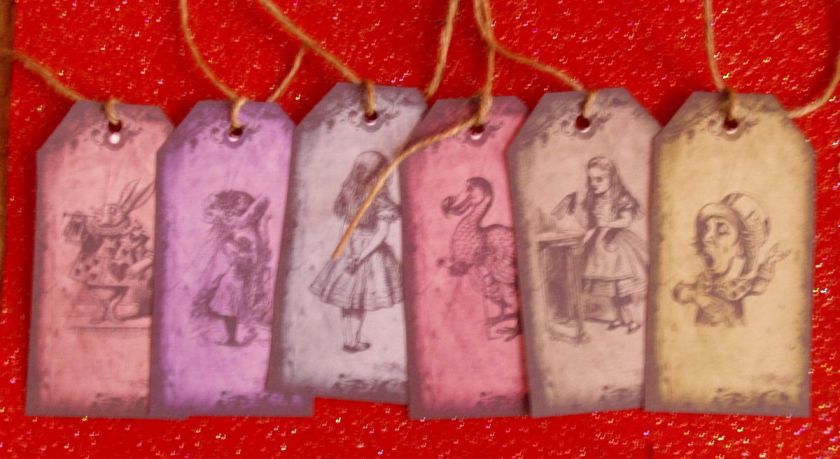 ALICE IN WONDERLAND GIFT TAGS  