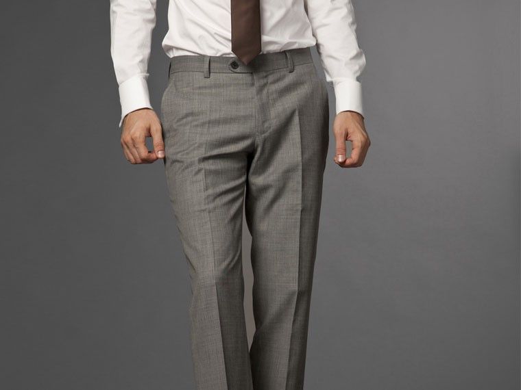 Landisun Custom Made 2 Measure Gray Mens Suit(2PCS) 016  