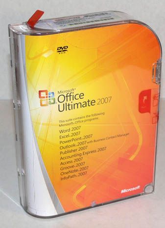 Microsoft Office Ultimate 2007 New Sealed 76H 00325  