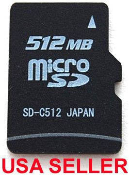 NEW 512mb Micro SD Phone Memory Card microSD tf 512 mb phone cell 