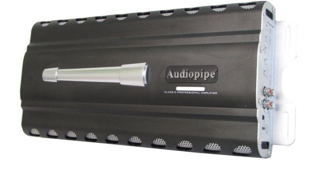 AUDIOPIPE 2000 WATT AMP 4 CHAN CAR AMPLIFIER +BASS KNOB 784644413616 